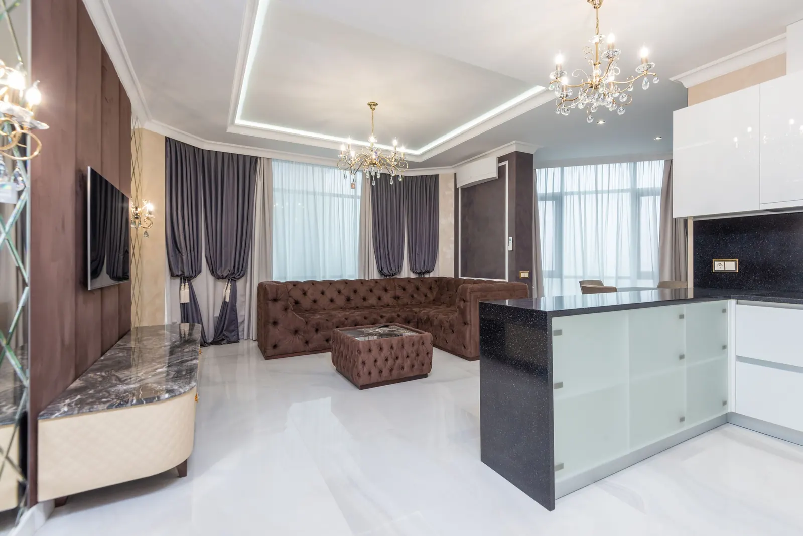 Living space from the featured project