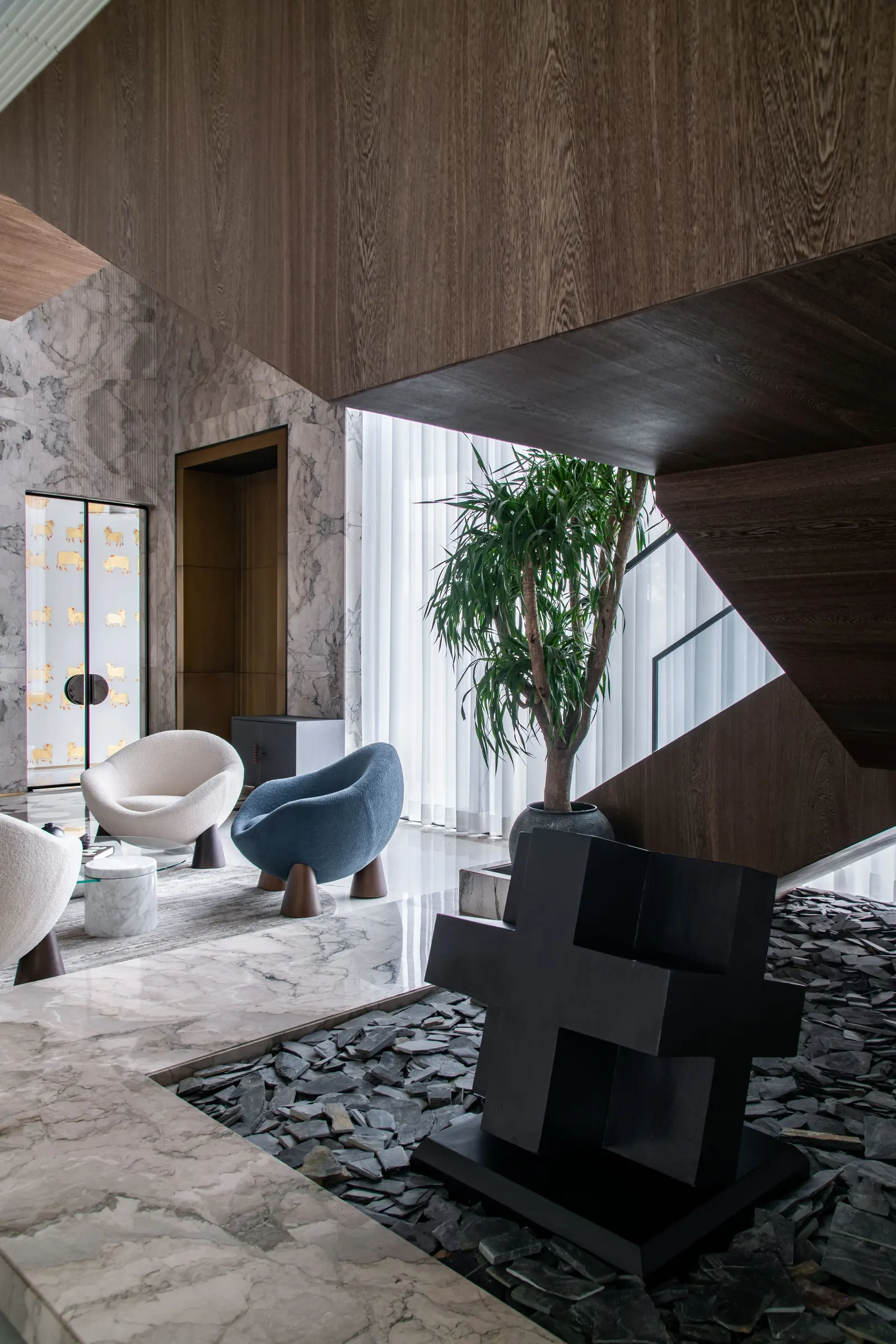 Finished luxury interior