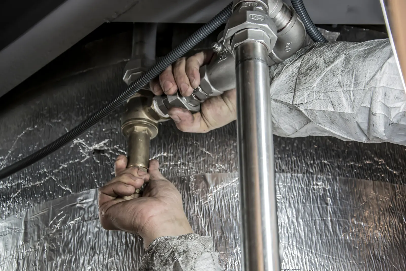 Plumbing Work interior